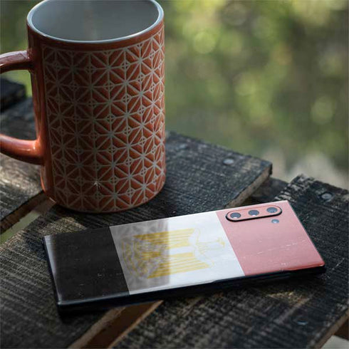 Egypt Flag Distressed Galaxy Note 10 Skin